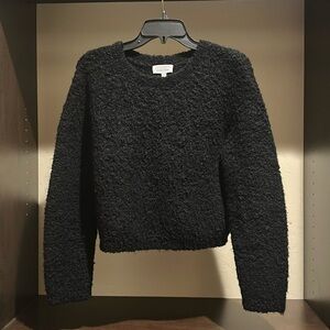 & Other Stories Textured Black Sweater